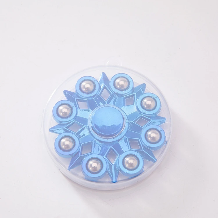 Snowflake Fidget Spinner Custom Fidget Spinner Glide Bearing High Speed Spins Precision Metal Hand Spinners for Children Adults