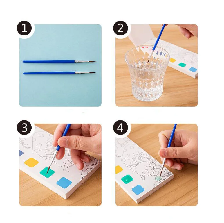 Bview Art Pocket Multiple Themes Magic Watercolor Painting Book for Kids