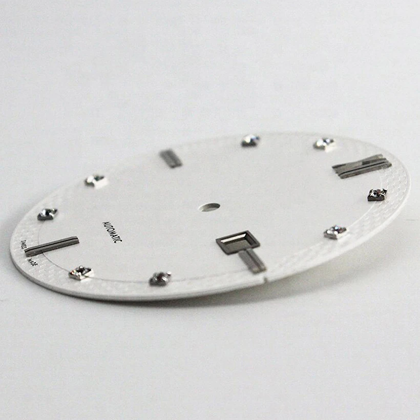 Professional watch accessories factory diamond rivet scale hydraulic screen calendar window literal watch face