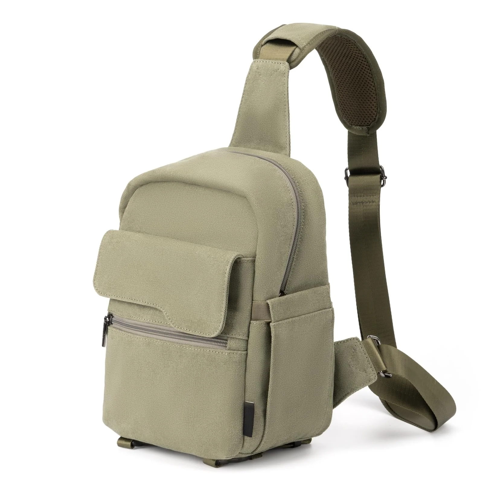 Lightweight Waterproof Camera Crossbody Shoulder Bag Anti-shock Canvas Travel Photography Sling Bag Case for DSLR/SLR/Mirrorless