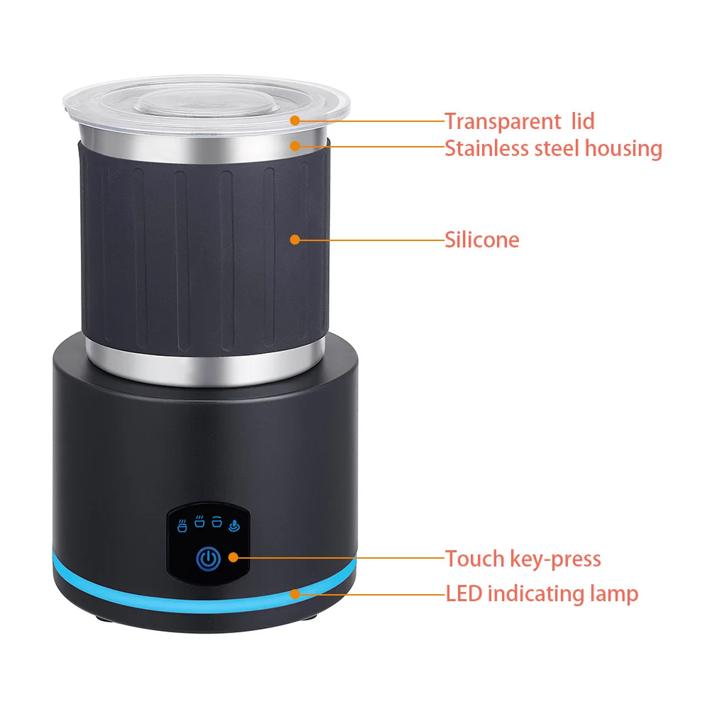 Commercial Milk Foam Maker Coffee Blender Hot Whisk And Warmer Automatic Steamer Mixer Machine Electric Milk Frother