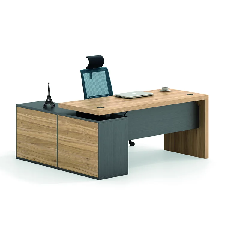 Factory Direct Sale Desk Office Furniture Wooden Office Desk Decorations