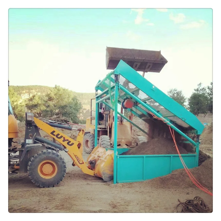 Economical flat screening machine vibrating screen for soil stone