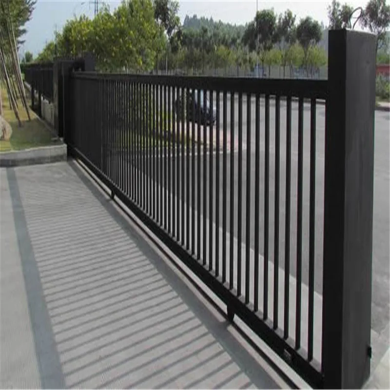 2024 Easy- installed Outdoor Sliding Gates Wrought Iron Gate Designs for industry /warehouse
