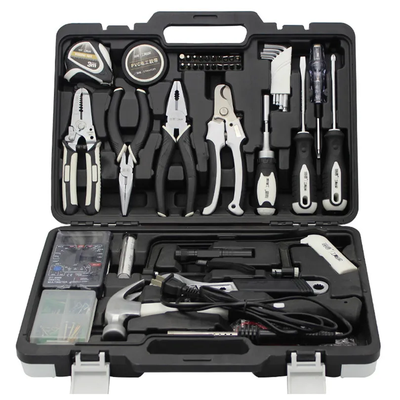 E-8084RD Maintenance combination tool sets wood working combo tool kit household 84pcs hardware tools set