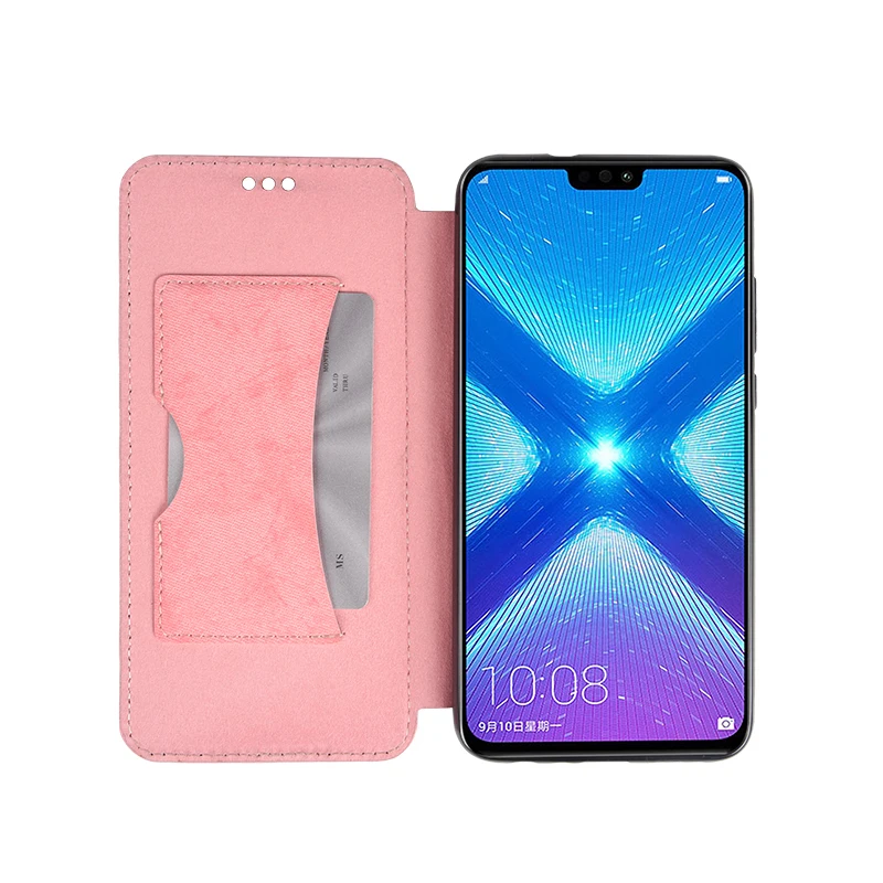New Design Multifunctional Kickstand Flip Phone Case Wallet Leather Phone Case for Huawei Honor 8X