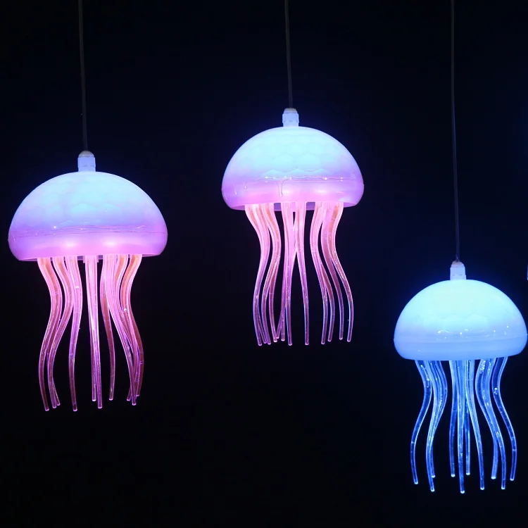 Ocean Pavilion RGB color change simulate jellyfish lamp for sightseeing
