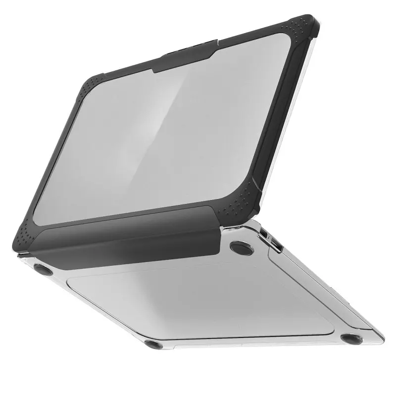  Защищенный ударопрочный Прозрачный чехол для ноутбука Macbook Air 13 дюймов 2020 с логотипом фирмы