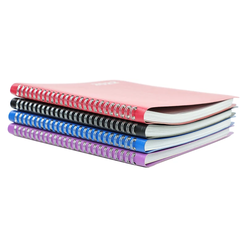  Stock 2022 Spiral B5 Blue leather Hardcover Journal Academic Monthly Calendar Custom Printed