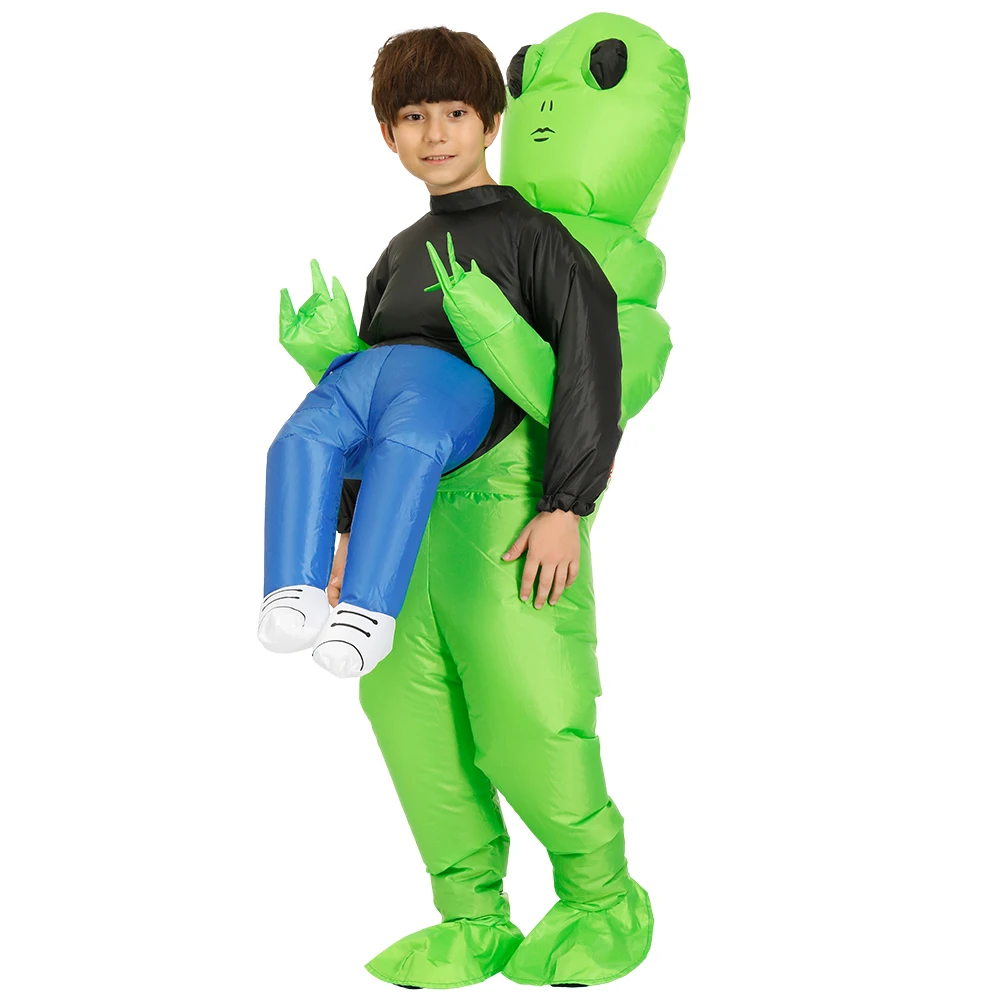 Halloween Gift Supply Kids Adult Play Ghost Alien Designs Custom Inflatable Mascot Costume