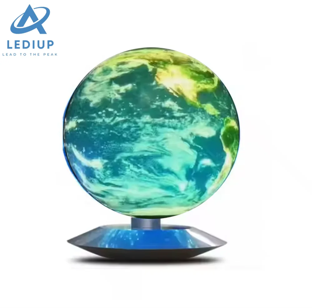 LEDIUP светодиодный экран 360 градусов угол обзора 0 2 м 3 4 м0 5 1 больше диаметра Сфера видео шар дисплей