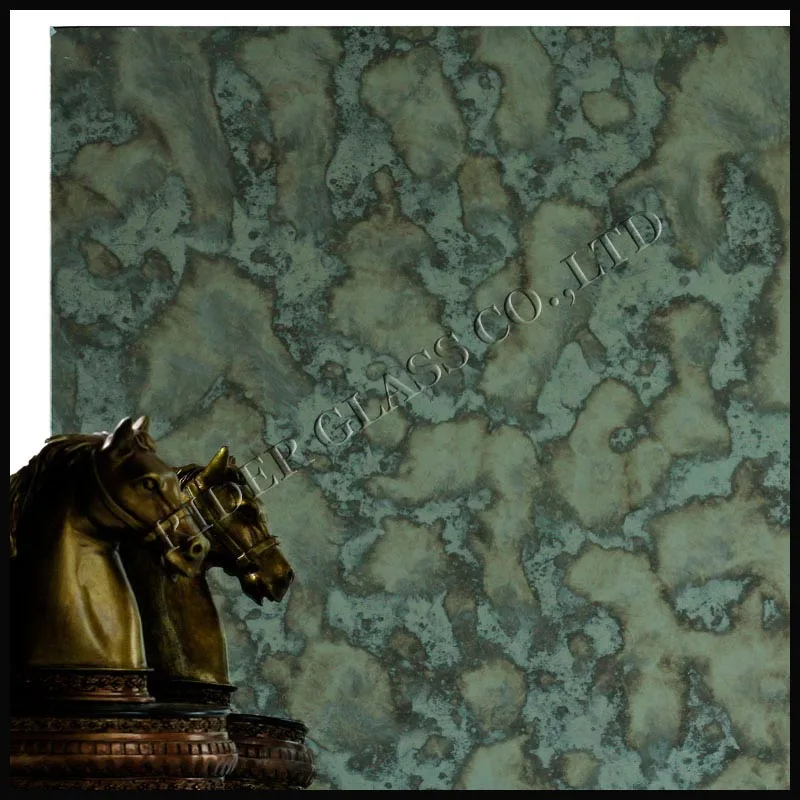 Frameless 4-6mm High Quality Antique Mirror Decorative Art Glass