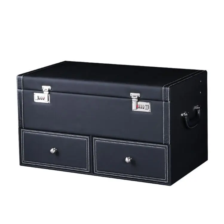 Amazon Hot Selling Car Trunk Storage Box Large Capacity Storage Bag Car Leather Storage Box