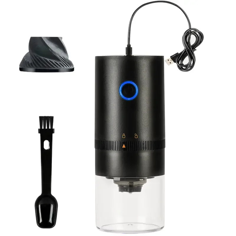 Новый продукт идеи 2023 специй зерна кофе мельница Usb перезаряжаемая портативная электрическая кофемолка для кофейных