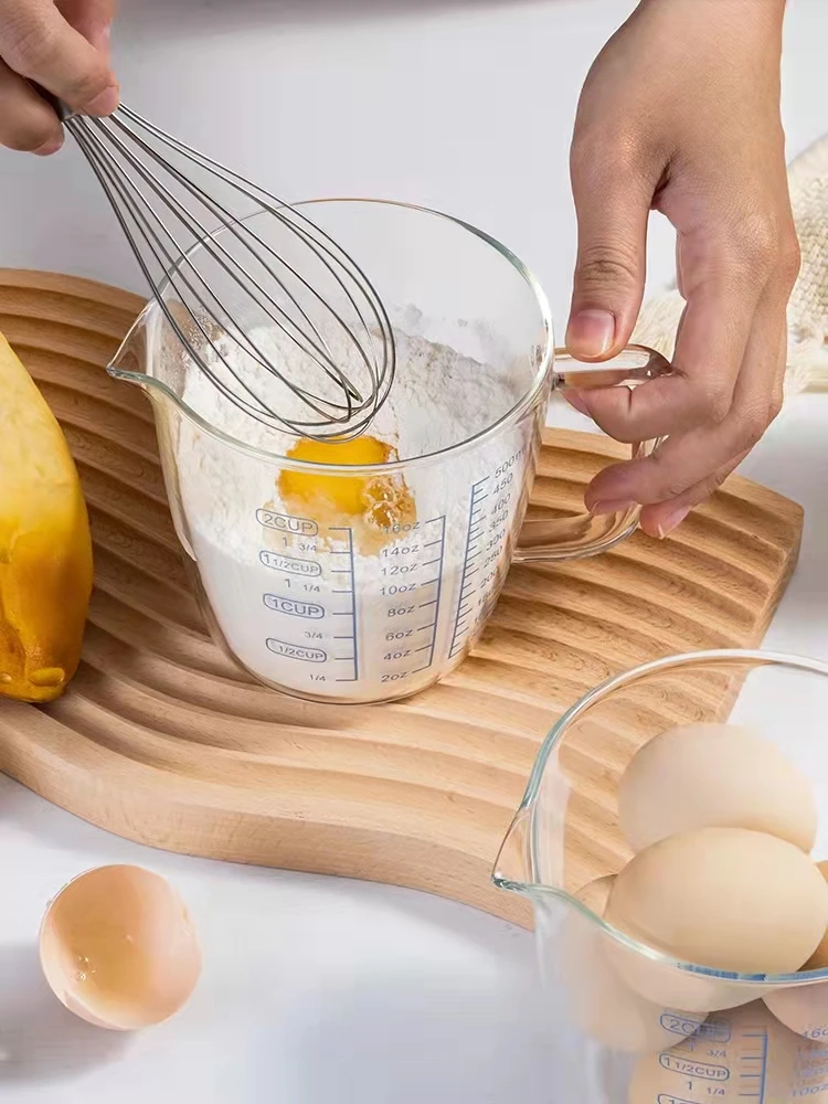 Стеклянные мерные чашки для выпечки 250 мл мерный кувшин из боросиликата приготовления молока