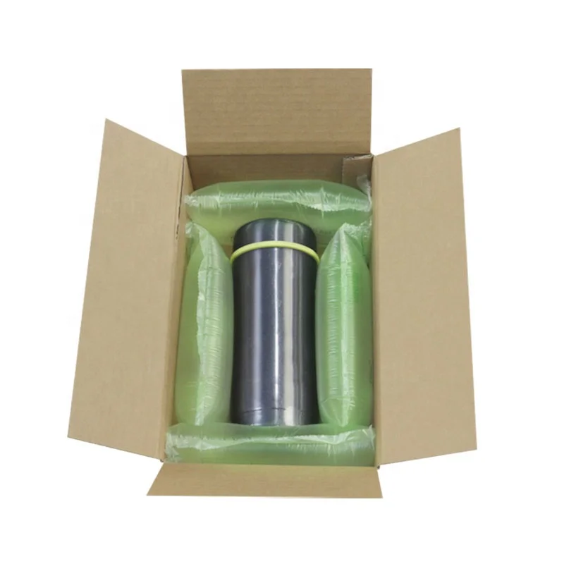 Transport shockproof recycled material filling inflatable air cushion film roll