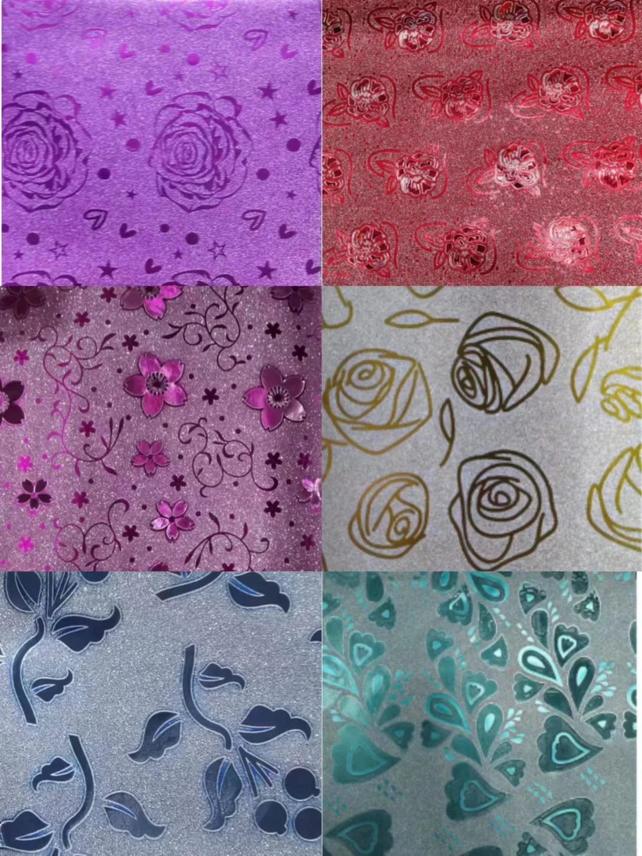 wenzhou hongda mosa Glitter Film sheet glitter wrapping paper 50 70cm