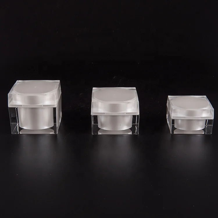Косметическая упаковка из АБС-акрила As Pp, пустая акриловая банка для крема 2 унции, баночка для крема для лица 50 г 30 г, роскошная пластиковая акриловая баночка для крема