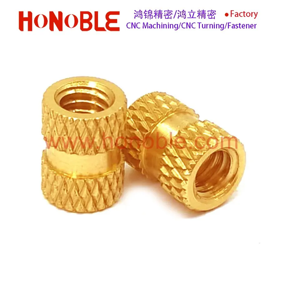SL-B-M2/SL-B-M3/SL-B-M4/SL-B-M5 brass insert nuts