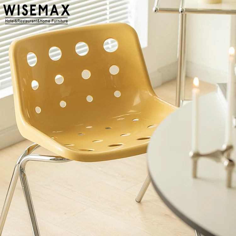 WISEMAX мебель в скандинавском стиле для дома Штабелируемый боковой стул форме сыра пластиковый акрил кухни и столовой