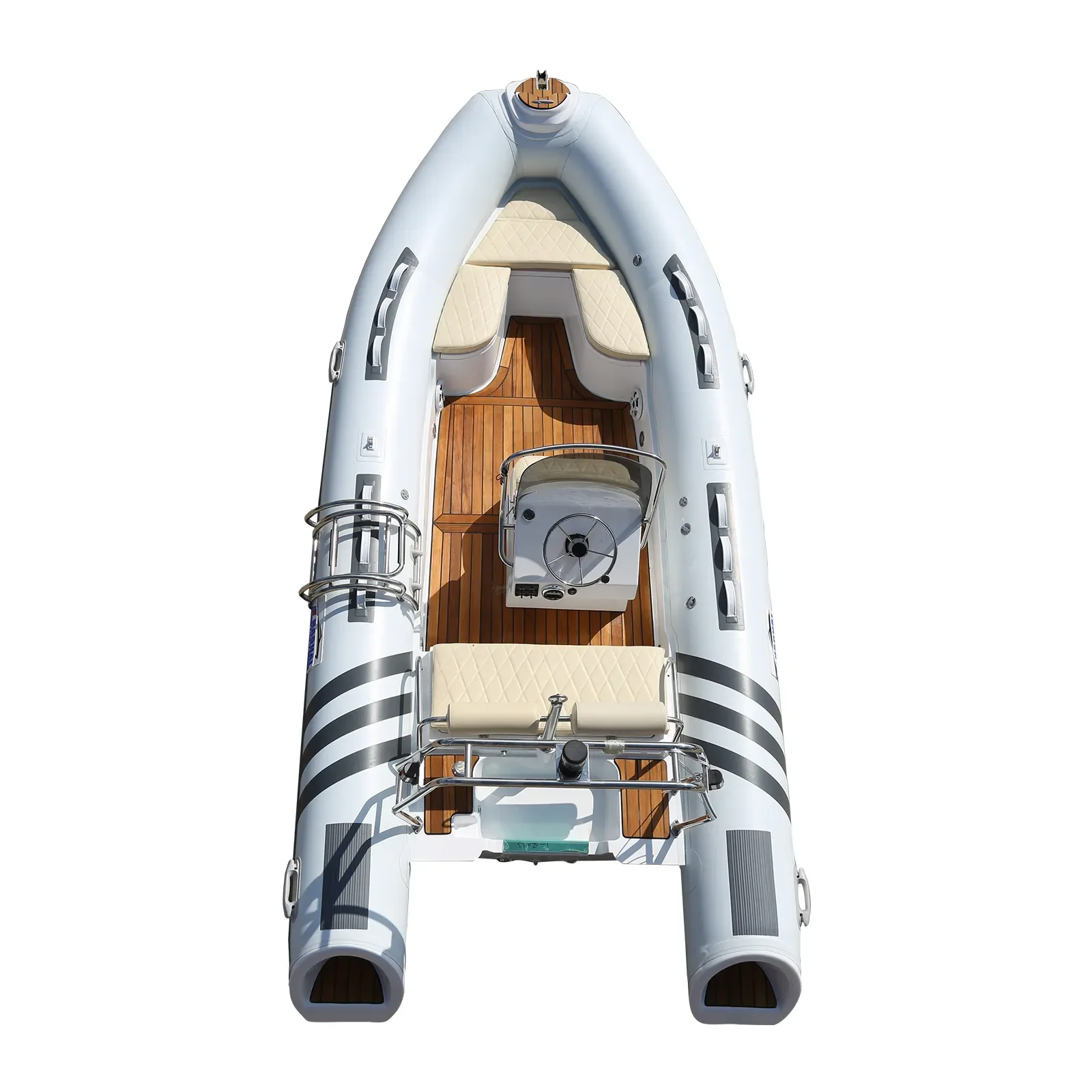5.2m Inflatable Fishing Boat Fiberglass Boat  for Drifting