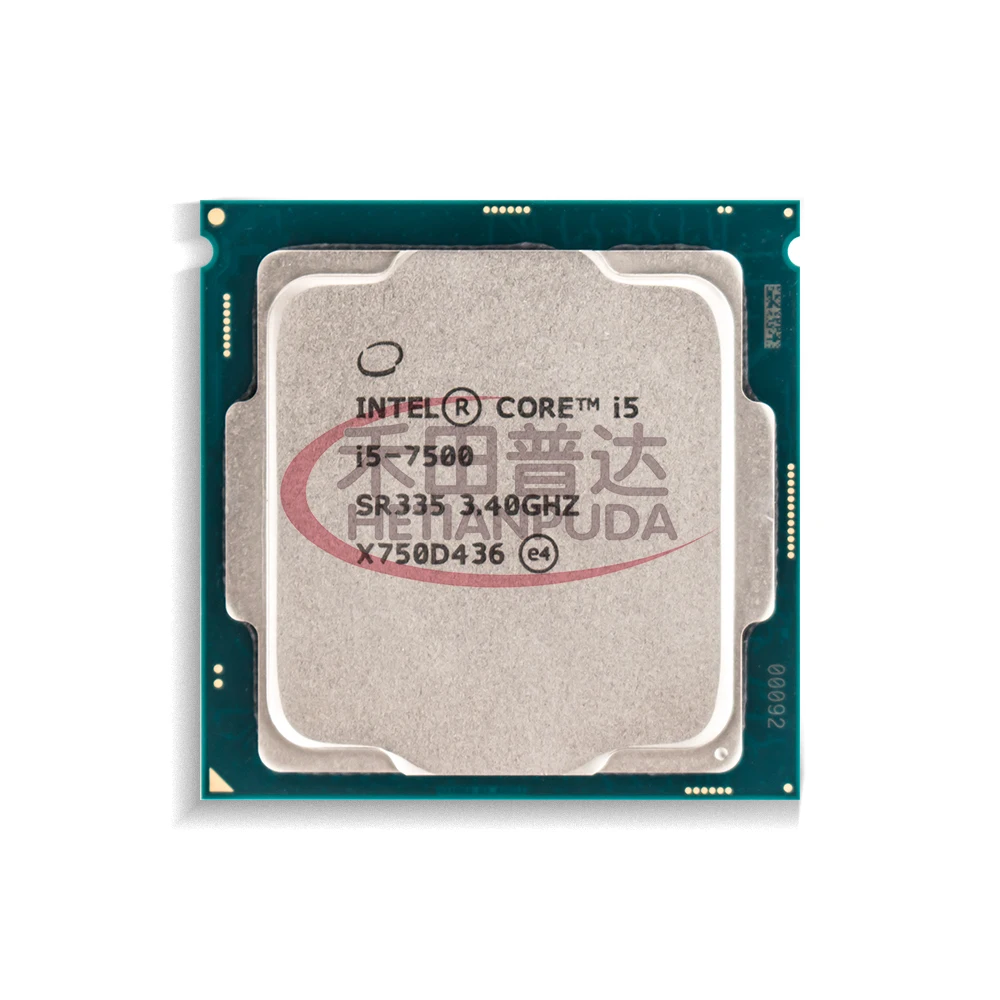 Б/у Core i5 7th Gen - i5-7500 Kaby Lake Quad-Core 3 4 GHz LGA 1151 65W настольный процессор
