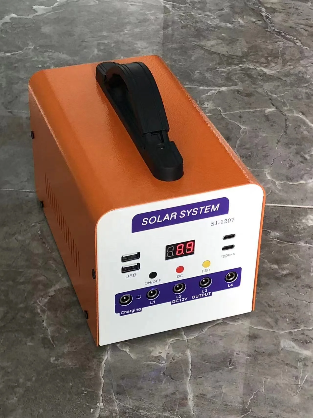 Portable Indoor Mini Solar Power Energy Lighting system for home lighting and phone charging