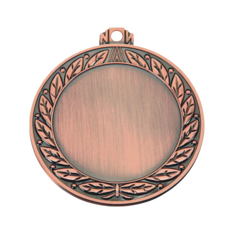 Made in China Custom 60mm Antique Bronze Insert Metal Medallion/Medal