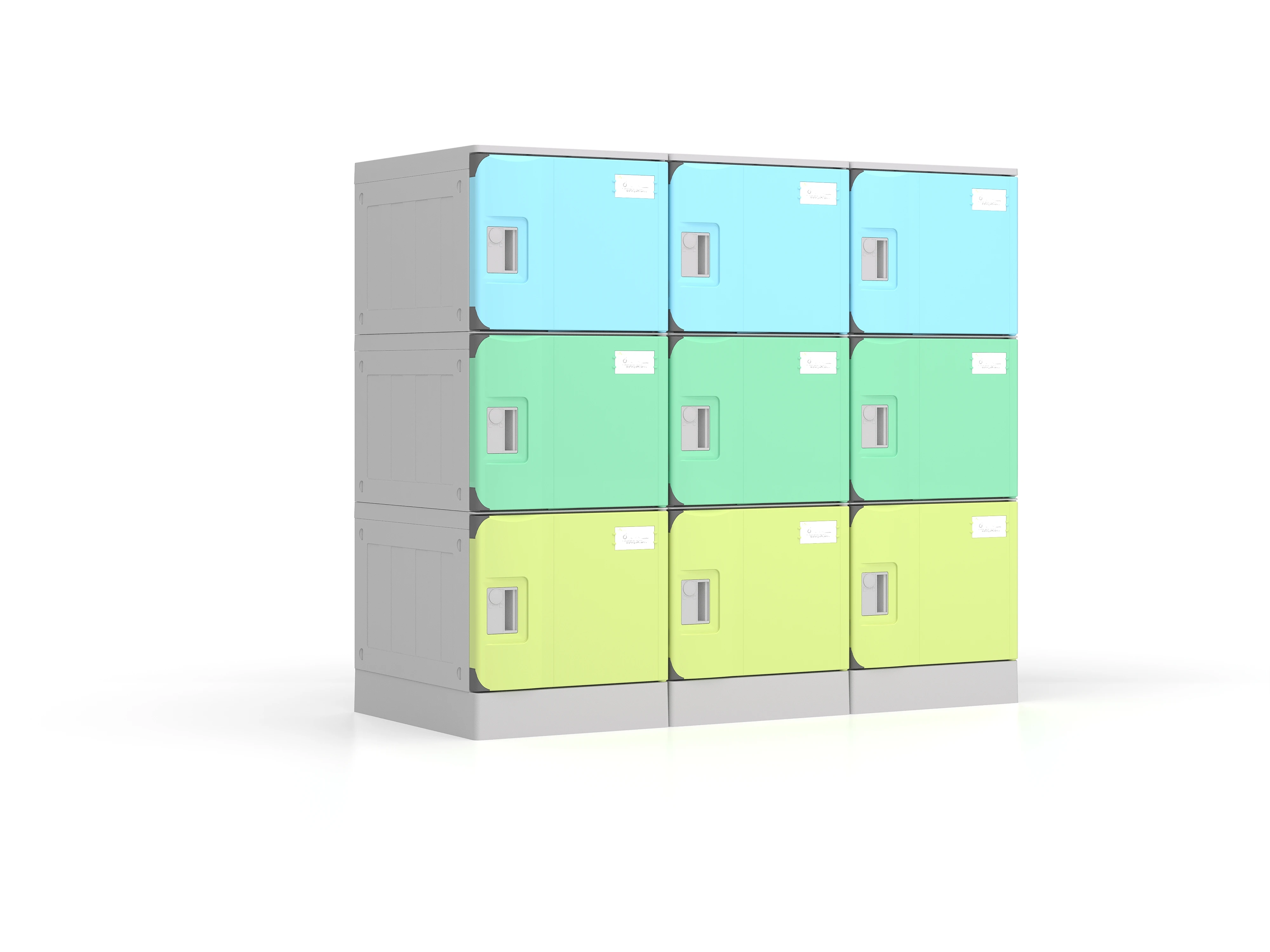 cheap school supermarket storage abs plastic lockers