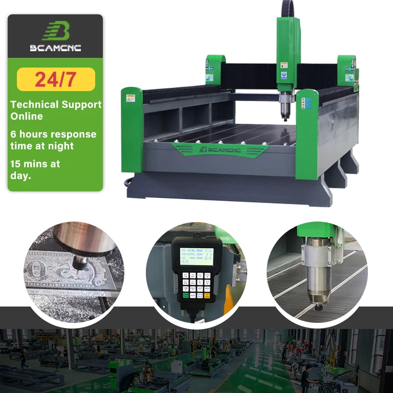 3d Engraving Sculpture Machine BCS1325 Cnc Marble Granite Stone Good Price Multi-purpose 1325 3 Axis 5t/h Production Capacity