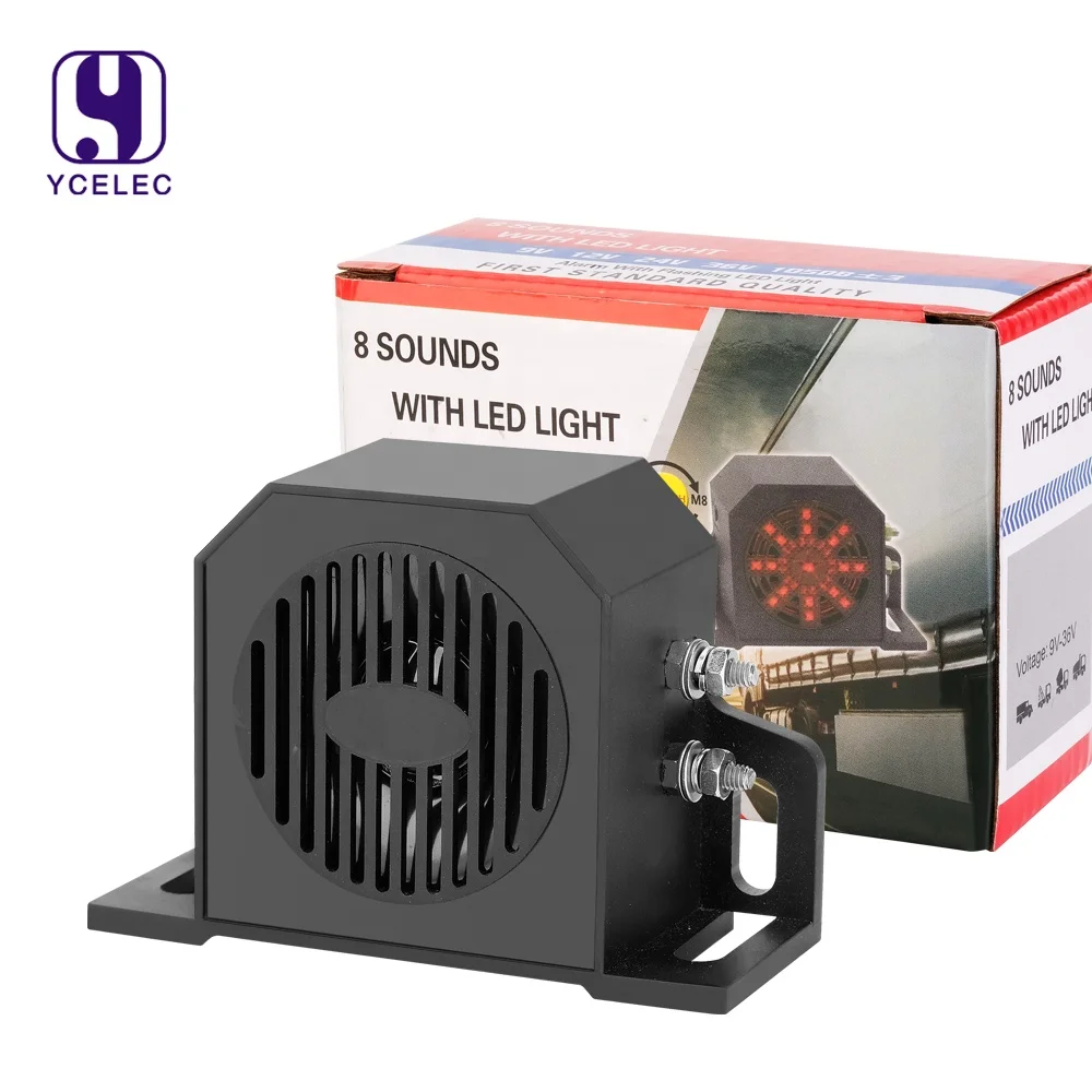 12-80V THREE SOUND Backup Alarm Reversing Horn for Universal Car Bus Truck