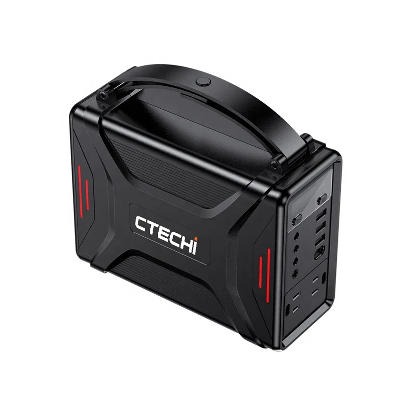  Портативный генератор CTECHi 250 Вт перезаряжаемый литиевый аккумулятор солнечный 110 В переменного тока 12 автомобиля USB