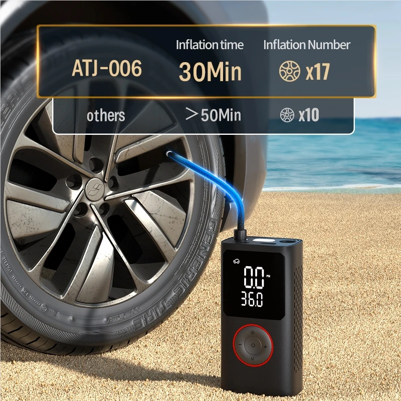 Outdoor portable mini air compressor Tire inflator electric bicycle spherical air pump