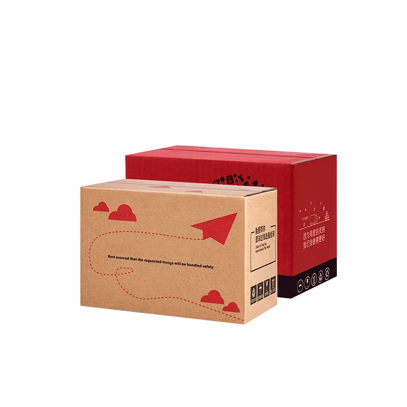 Single wall double wall  cardboard packaging mailer moving box corrugated shipping carton