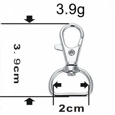 Dog leash hook Clasps spring snap hook Metal Swivel snap hook for bag