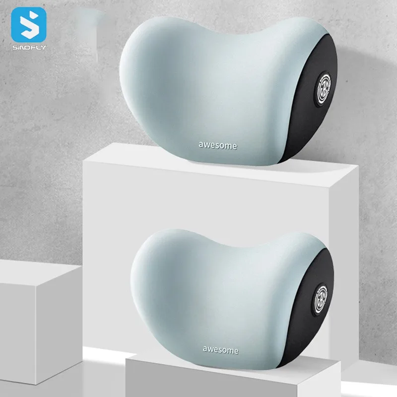 Memory Foam Back Support Pillow Lumbar Support Pillow for Car Car Headrest Kit Seat Neck Car Pillow Box Black Neck Cushion