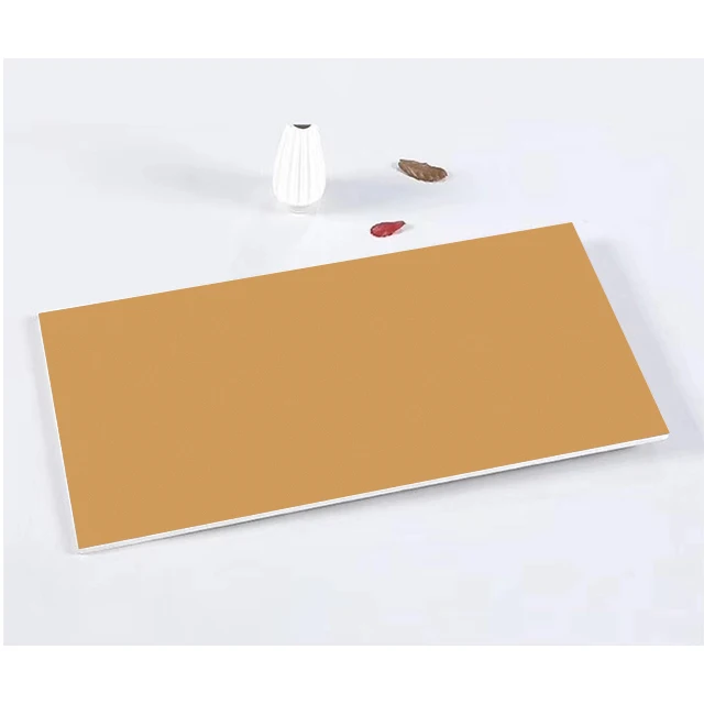 Matte Bathroom Orange Decorative Large Thin Porcelain Tiles