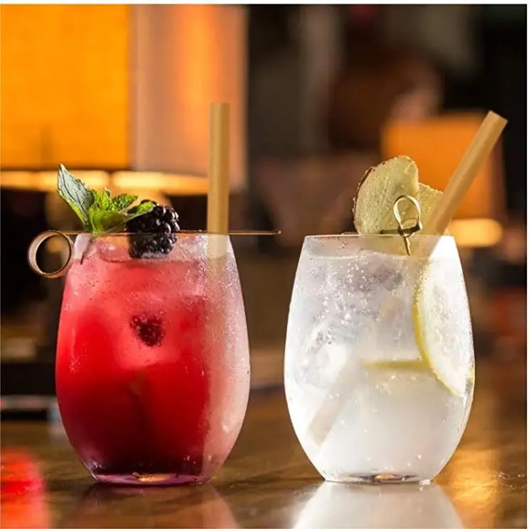 Vegetable fiber Individual wrapped sugarcane bagasse straw compostable bio degradable sugar cane drink straws