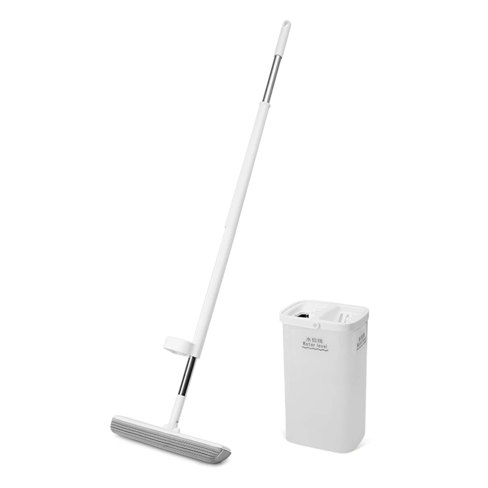Jesun 2024 New Arrival Squeegee Sponge Mop Bucket and Wringer PVA Sponge Mop and Bucket Set Magic Mops Cleaning Floor