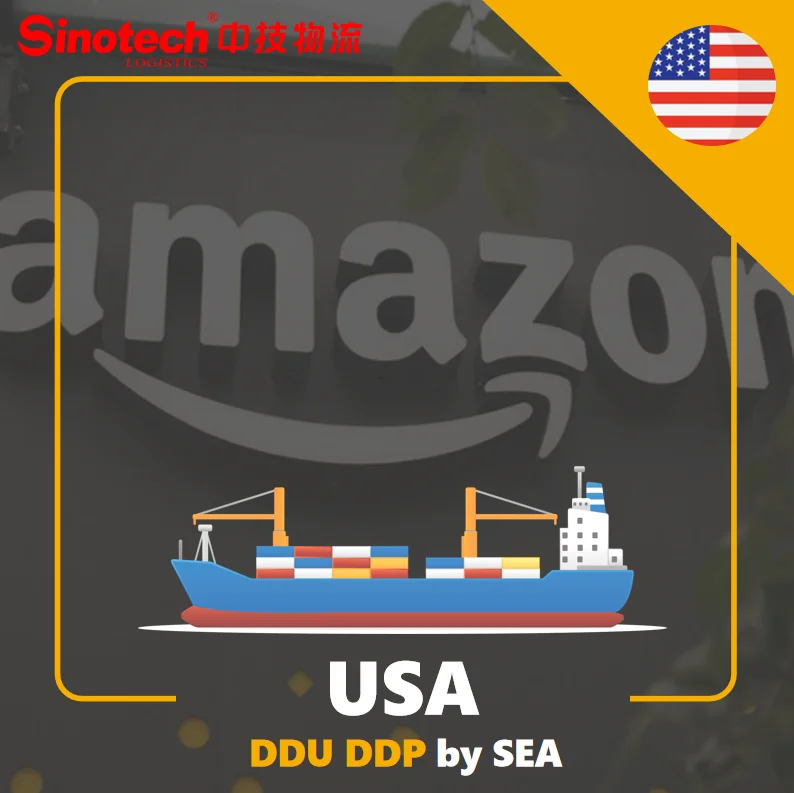 Amazon FBA сервис от двери до морской фрахт доставки из Китая в