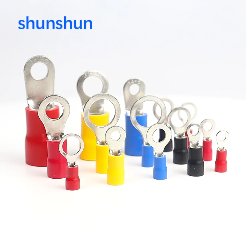 RV2-3.2 RVS2-3.5 RVM2-3.5 RVL2-3.5 RVS2-4 RVL2-4 RVS2-5 PVC Insulated Ring Terminal electrical wire copper connector cable lug