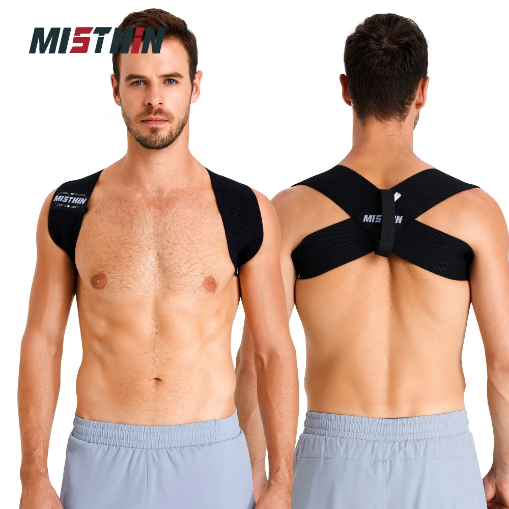 Wholesale Back Posture Brace SBrace Support Belt Corrector Straighten Clavicle Spine Shapewear Corrector Shoulder Lumbar Rectify