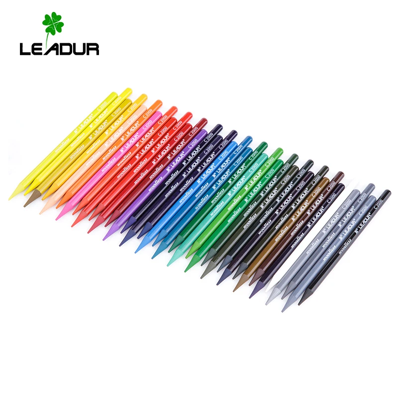 Cheap prism colored pencils manufacturer Woodless Color Pencil Set of 12 in Tin Box