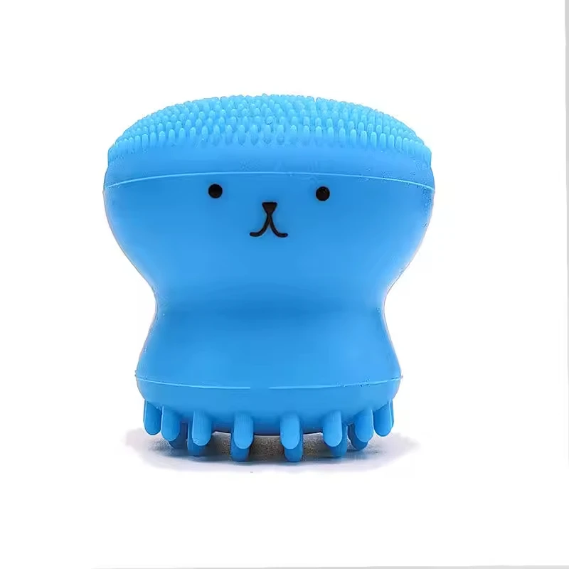 Super Soft Silicone Face Wash Cleanser Brush Massage Exfoliante Facial Cleansing Octopus Face Washing Brush