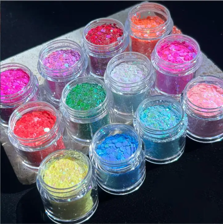 1kg Cosmetic Grade DIY Art Fine Nail Glitter Powder Bulk for Christmas Decoration Party Supplier