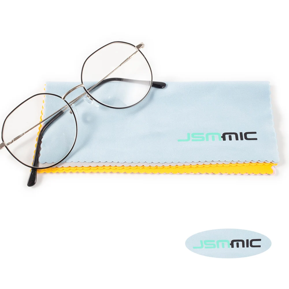 Custom Logo Screen printing Micro Fiber Microfiber Sunglasses Glasses Optical Lens Cleaning Cloth For Watch and Eyewear