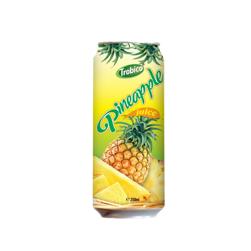 OEM Private Label Fresh Stock Pineapple Flavour Carbonated Soft Drinks Wholesale