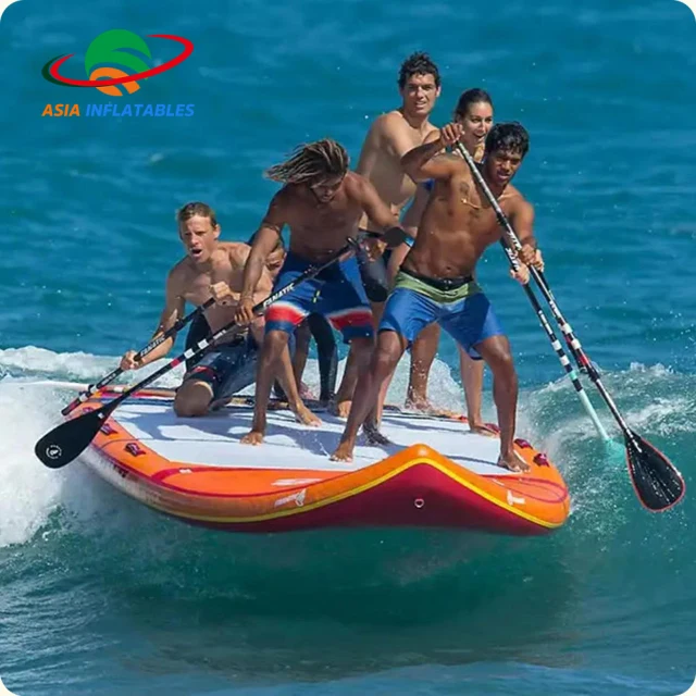 Надувная большая доска для весла на 8-10 человек гигантская водных видов спорта