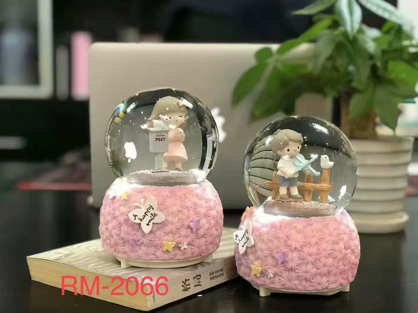 100 мм полимерные изделия разных размеров, хрустальный шар, снежный шар для сувениров с музыкой