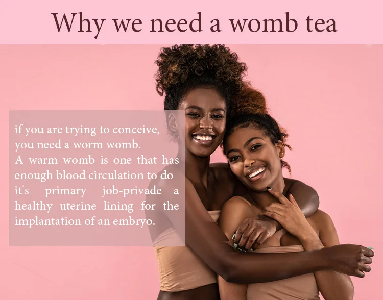 Regular Menstruation relieving cramps heavy periods infertility womb cleaning pills Warm Womb Detox Tea